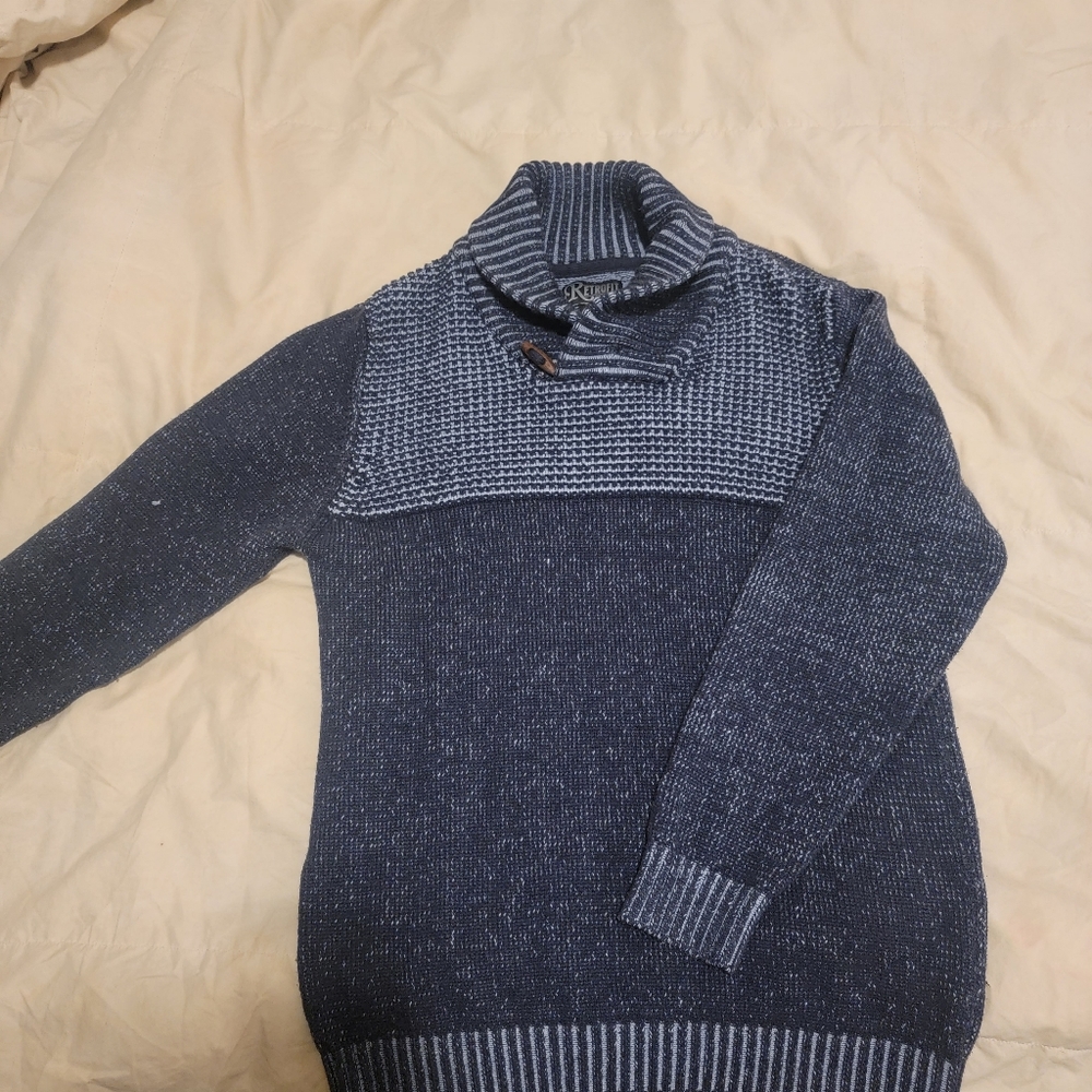 Retrofit Navy Blue Heather Sweater